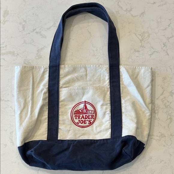 Trader Joe'S Handbags - Trader Joe's Canvas Reusable Shopping Tote Bag